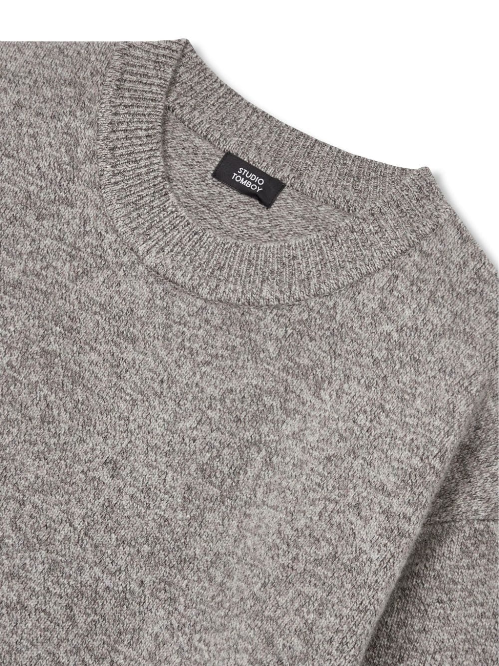 Shop Studio Tomboy Mélange-effect Jumper In Grey