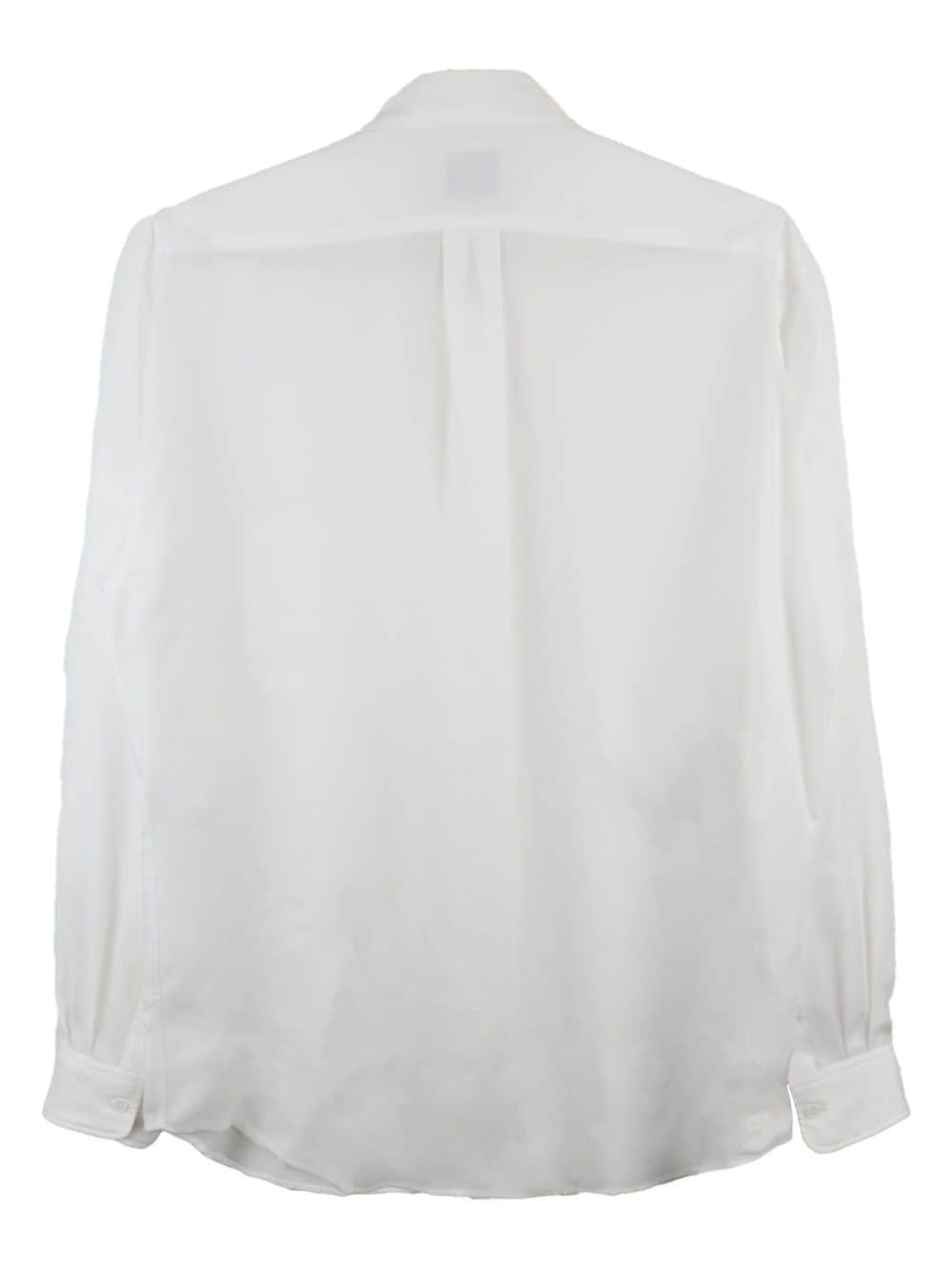 Yohji Yamamoto long sleeve shirt - Wit