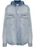 VETEMENTS front-back denim shirt - Blue