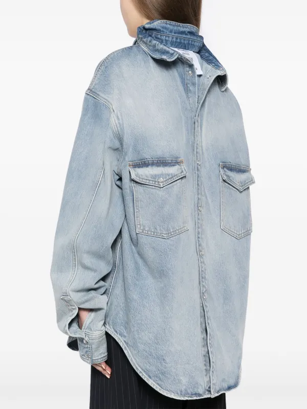 VETEMENTS デニムシャツ | ブルー | FARFETCH JP