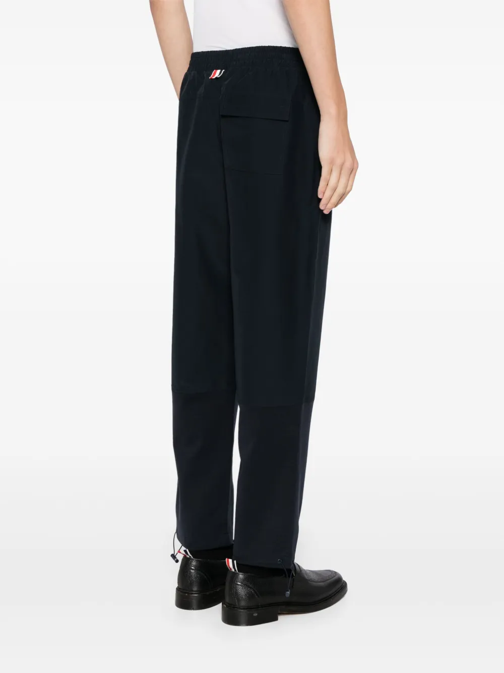 Thom Browne Broek met toelopende pijpen Blauw