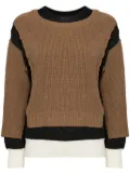 Undercover wool blend jumper - Brown