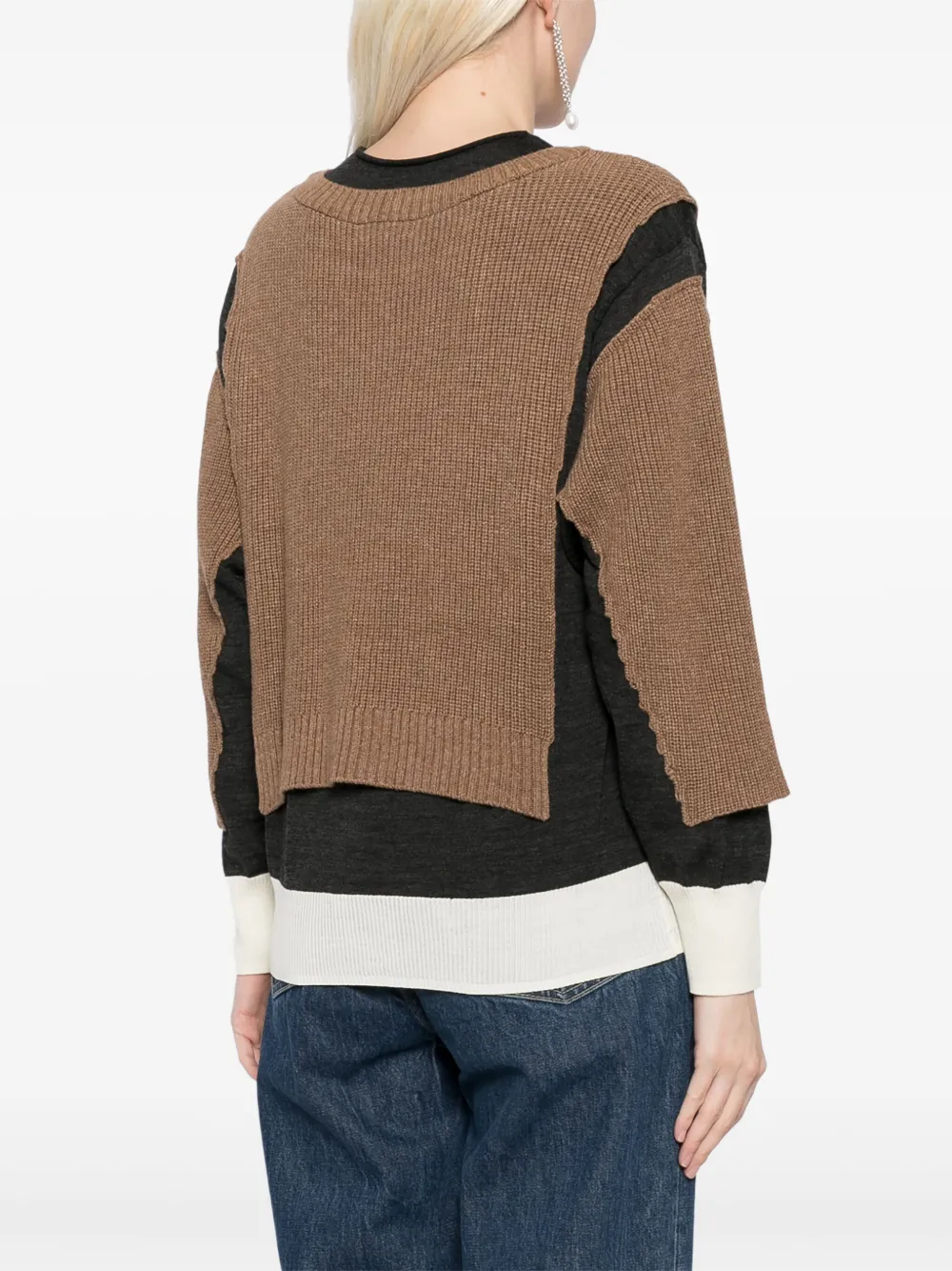 Undercover Trui van wolmix Bruin