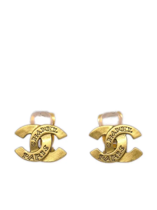 CHANEL Pre-Owned 1999 ココマーク イヤリング | ゴールドトーン 