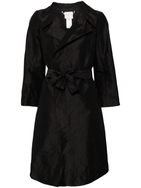 Céline Pre-Owned 1990-2000s belted silk Coat 