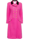CHANEL Pre-Owned 1996 double-breasted coat - Pink
