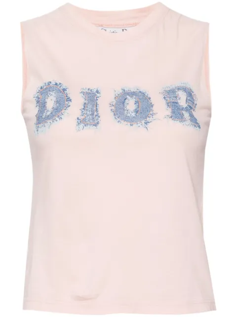 Affordable Christian Dior 2003 Sleeveless cotton tank top Women