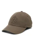 Stone Island Compass-embroidered cap - Green