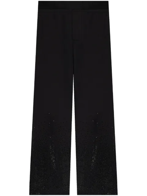 DSQUARED2 crystal-embellished cotton trousers Women