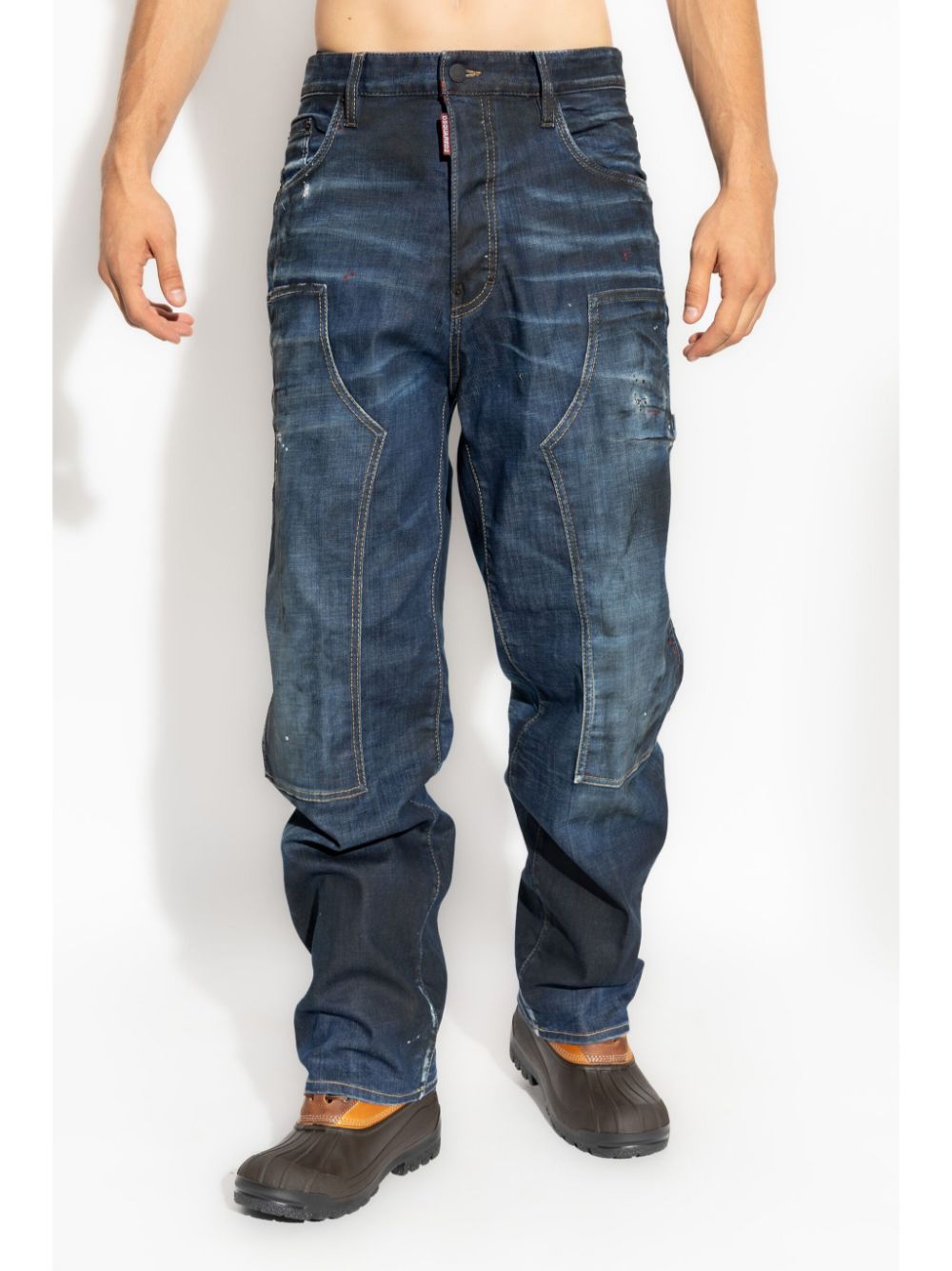 DSQUARED2 panelled loose-fit jeans Men