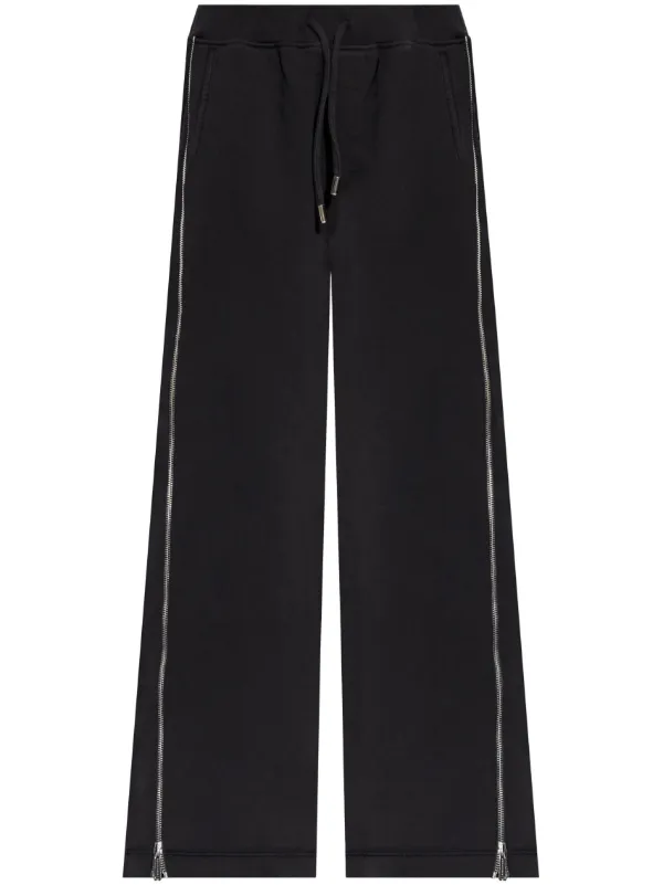 DSQUARED2 サイドジップ ワイドパンツ | ブラック | FARFETCH JP
