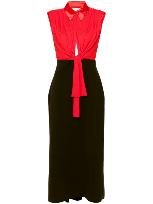 Robe col drapé outlet