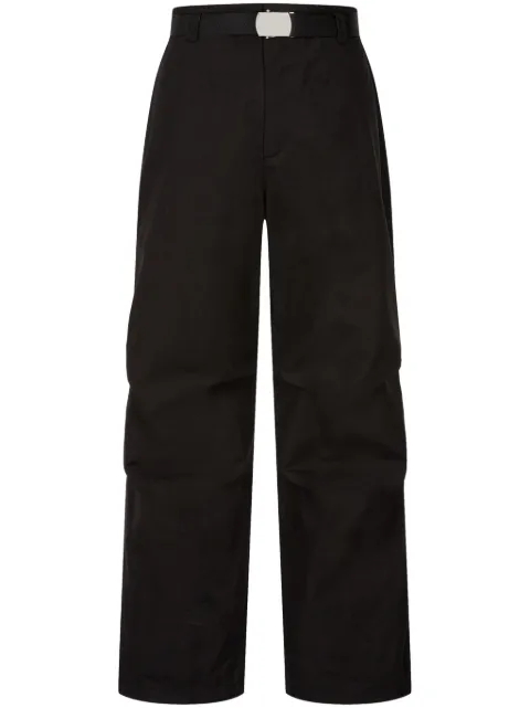 STUDIO TOMBOY straight-leg cotton trousers 