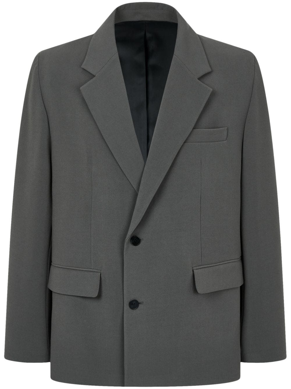 Shop Studio Tomboy Single-breasted Blazer In Grey