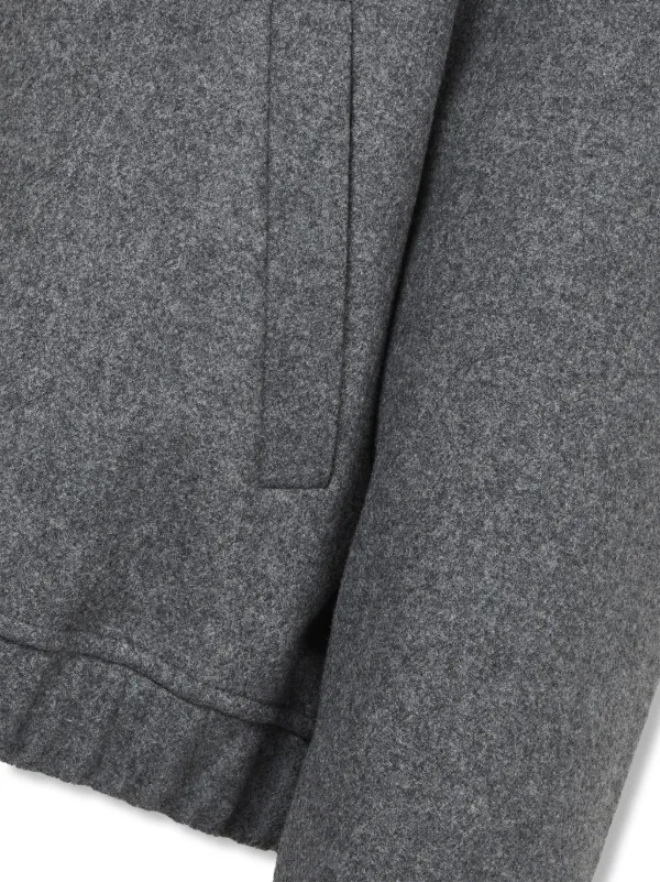 STUDIO TOMBOY zip-up Wool Jacket | Grey | FARFETCH