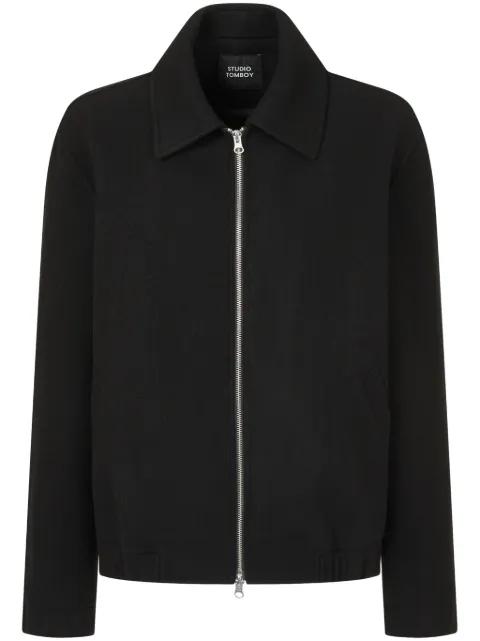 STUDIO TOMBOY zip-up wool jacket 