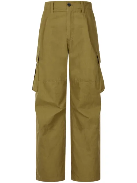 STUDIO TOMBOY pantalones cargo con diseño recto