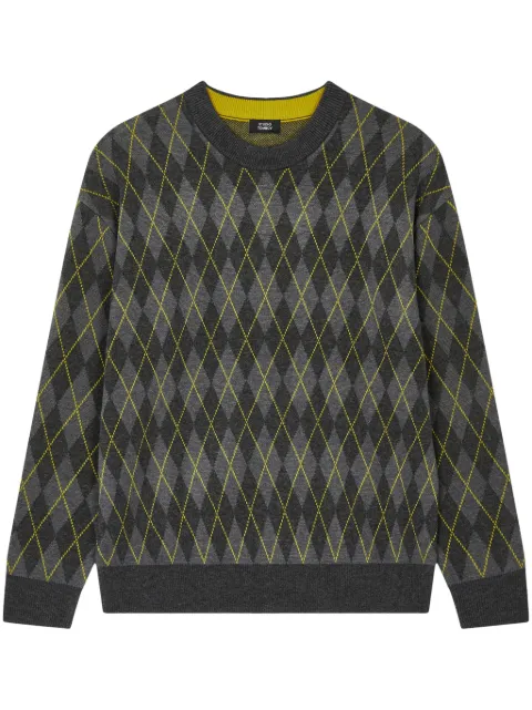 STUDIO TOMBOY argyle-pattern jumper 