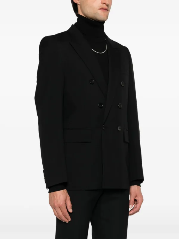 ジャケット SAINT LAURENT BLACK GABARDINE BLAZER Saint Laurent Black Gabardine Blazer | italist