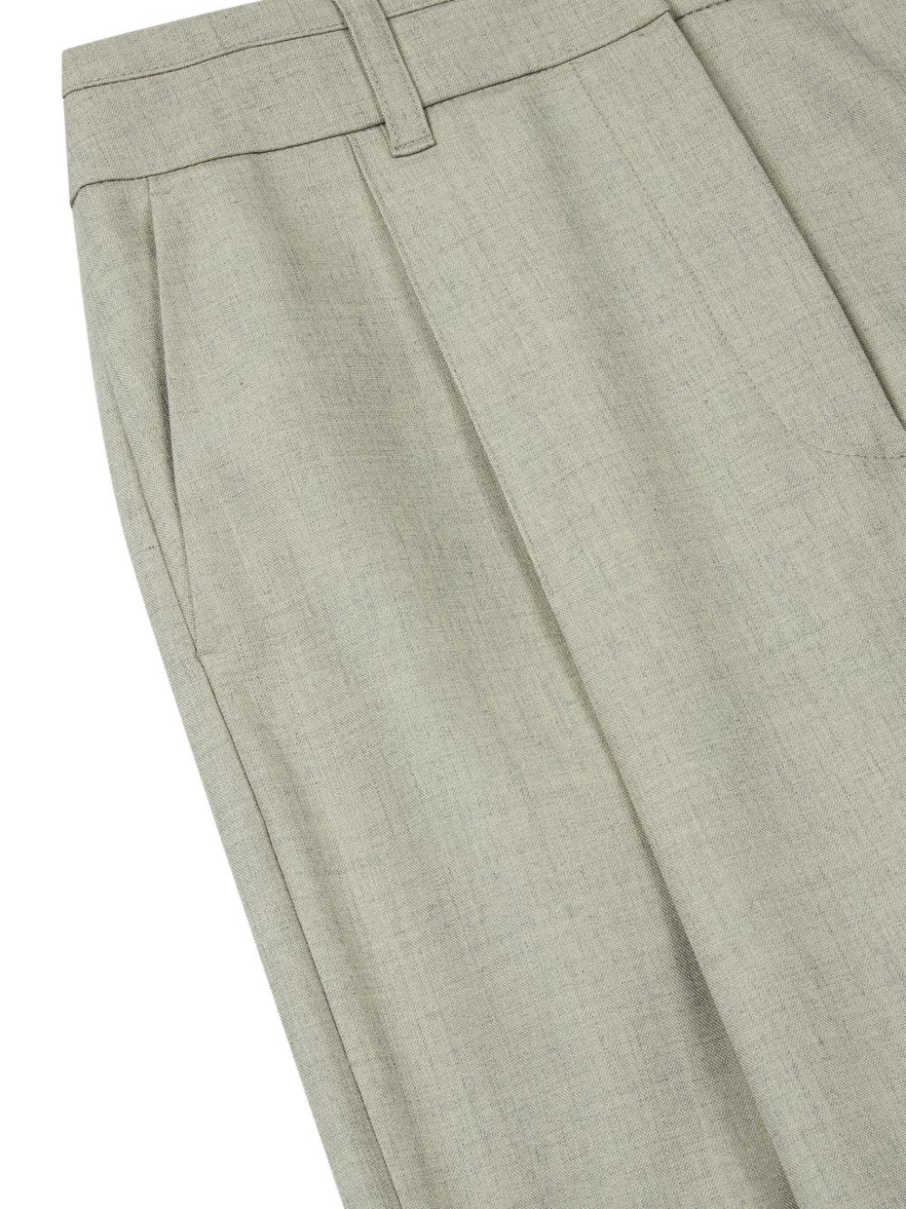 Shop Studio Tomboy Straight-leg Trousers In Neutrals