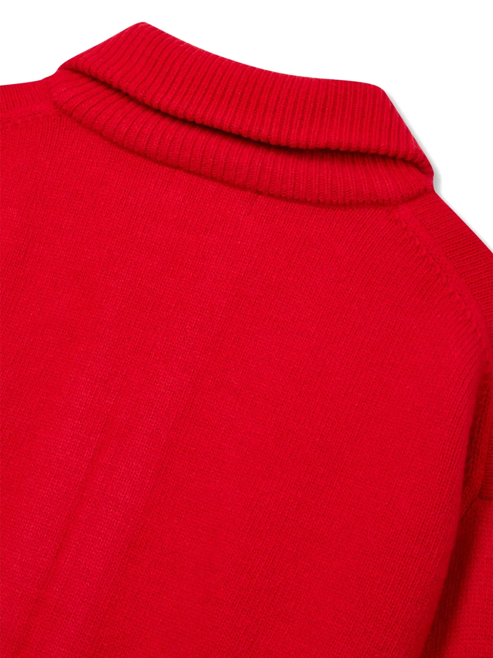 Studio Tomboy High-neck Zip-up Cardigan In 红色