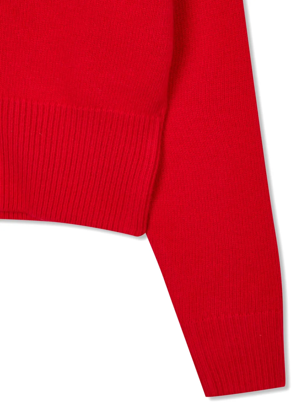 Studio Tomboy High-neck Zip-up Cardigan In 红色