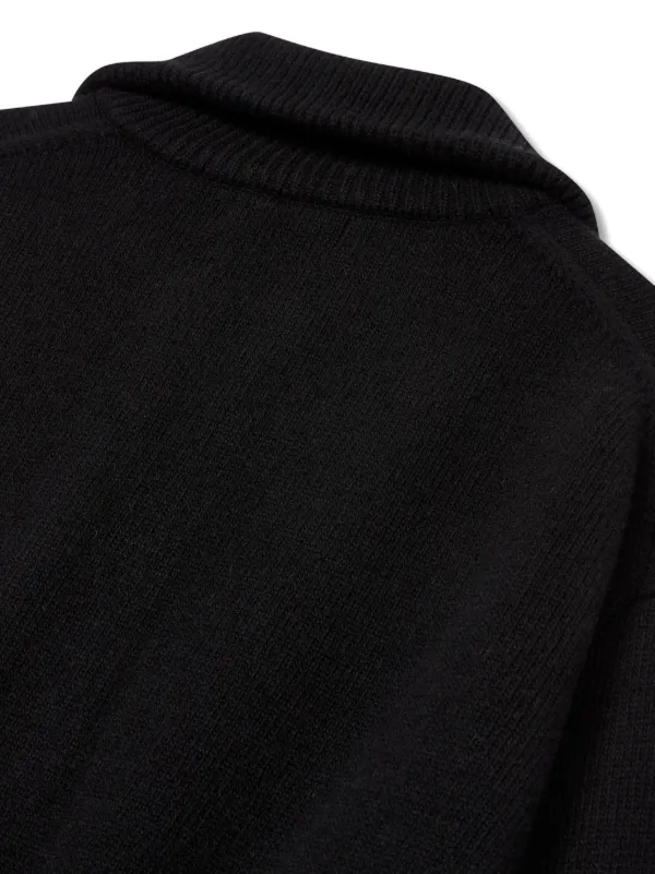 STUDIO TOMBOY high-neck zip-up Cardigan | Black | FARFETCH