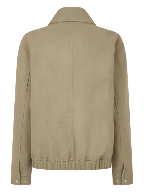 STUDIO TOMBOY zip-up Wool Jacket | Neutrals | FARFETCH UK