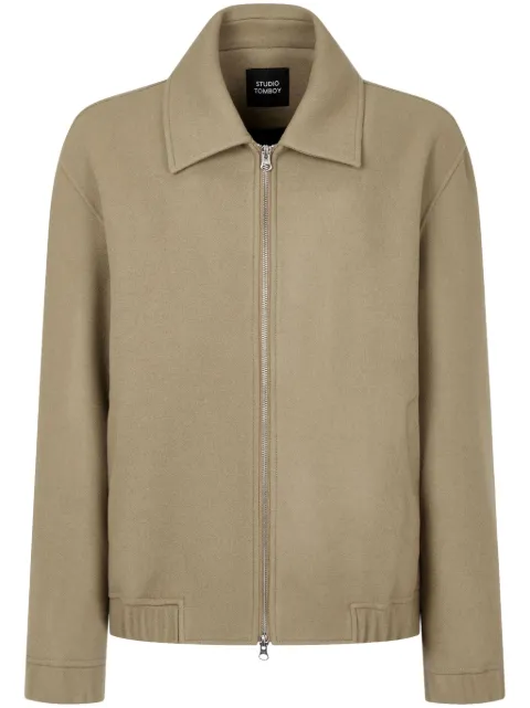 STUDIO TOMBOY zip-up wool jacket 