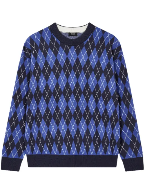 Pull à motif losanges - STUDIO TOMBOY - Modalova