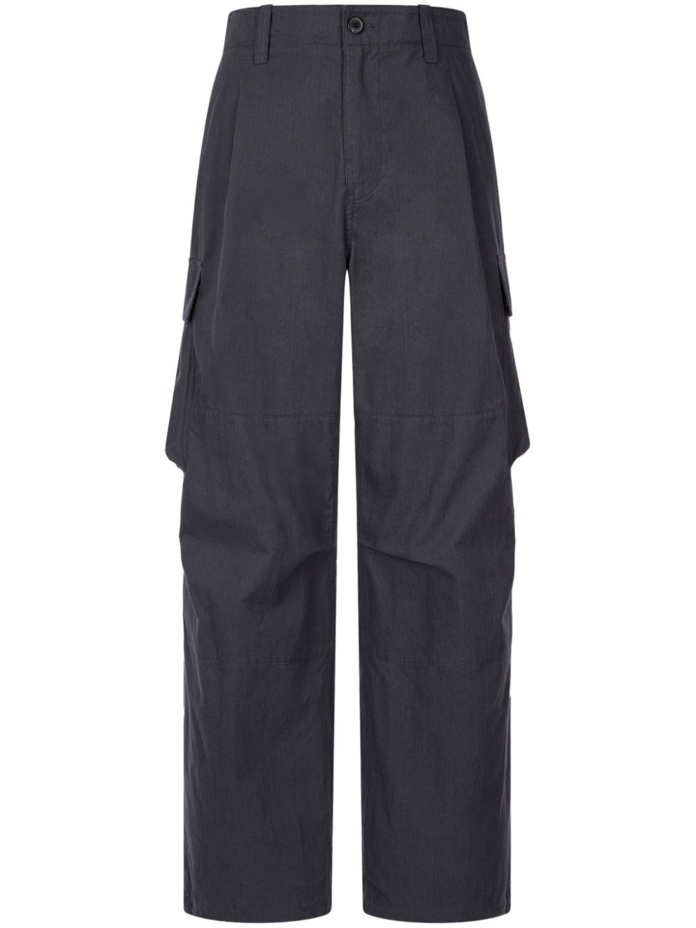 straight-leg cargo trousers