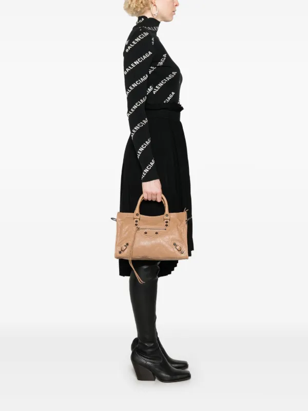 Balenciaga Small Le City Tote Bag Brown FARFETCH IE