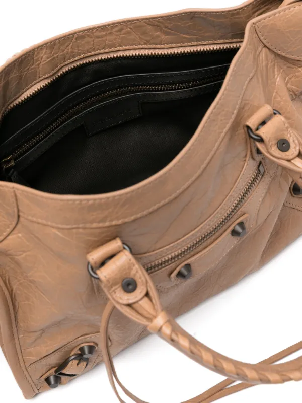 Balenciaga Small Le City Tote Bag Brown FARFETCH AO