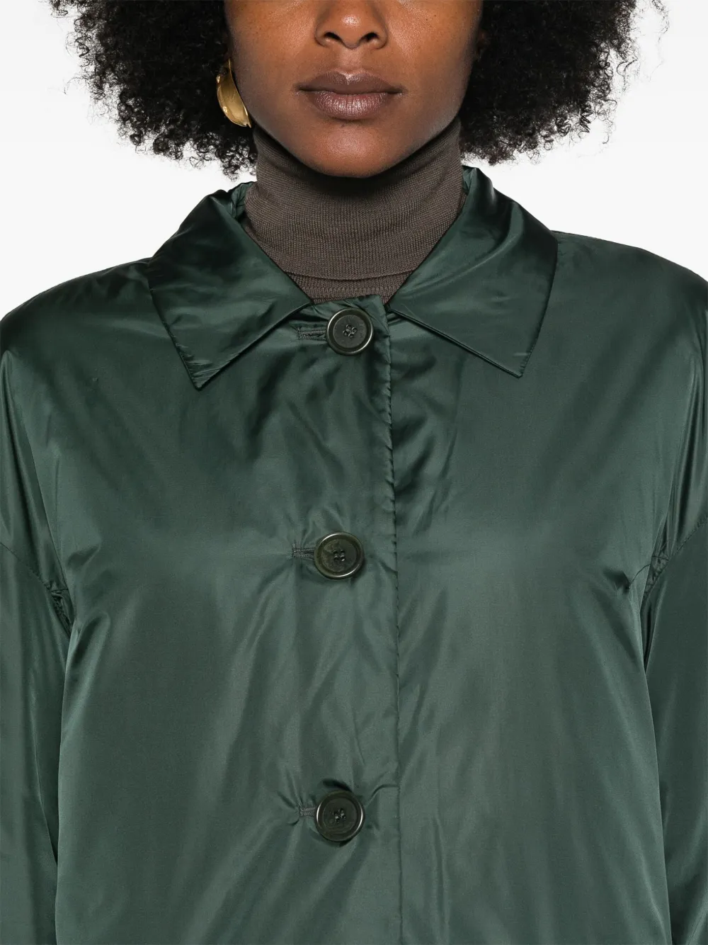 Aspesi Teena Trench Coat In Green