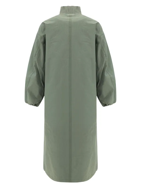 GANNI シアサッカーコート | グリーン | FARFETCH JP