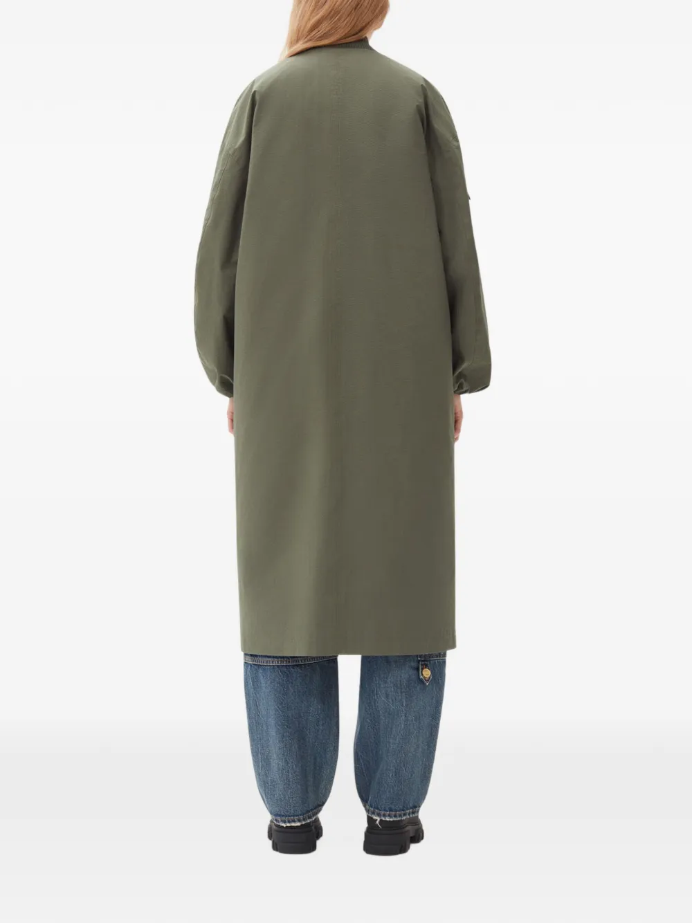 GANNI Shell jas Groen
