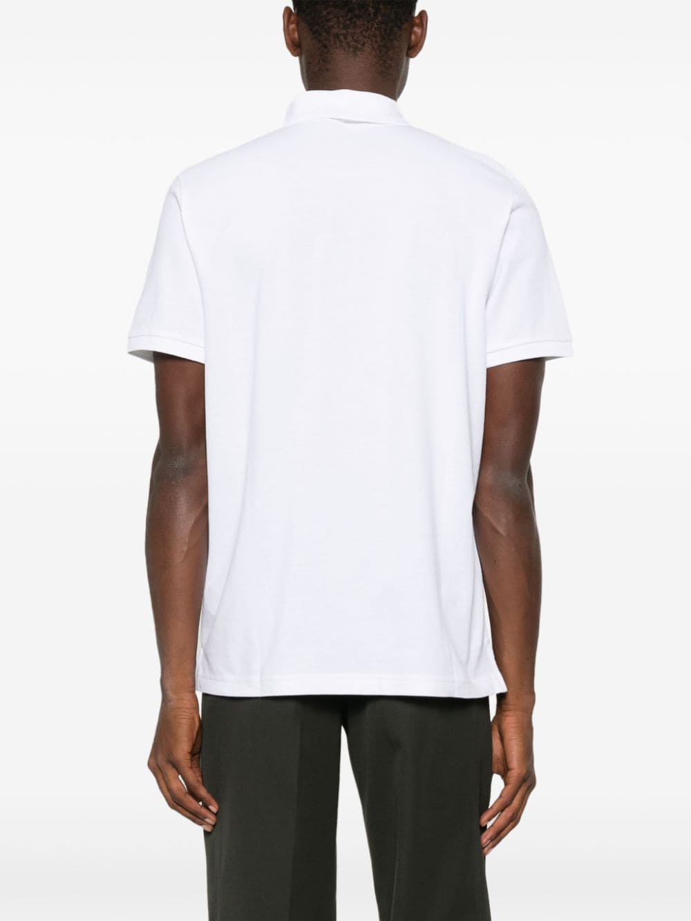 Shop Moose Knuckles Everett Polo Shirt In White