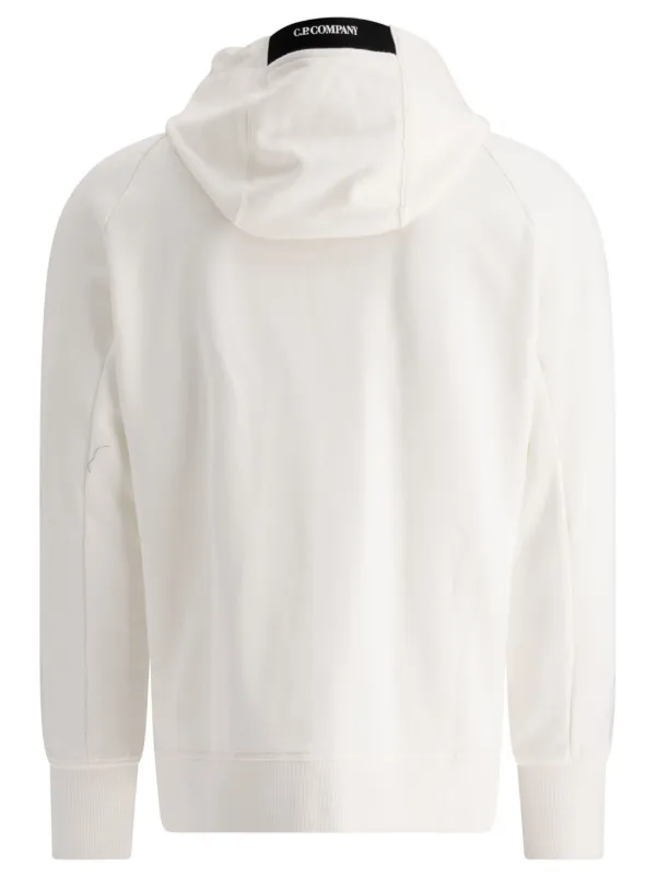 C.P. Company Diagonal Raised Hoodie | White | FARFETCH PL