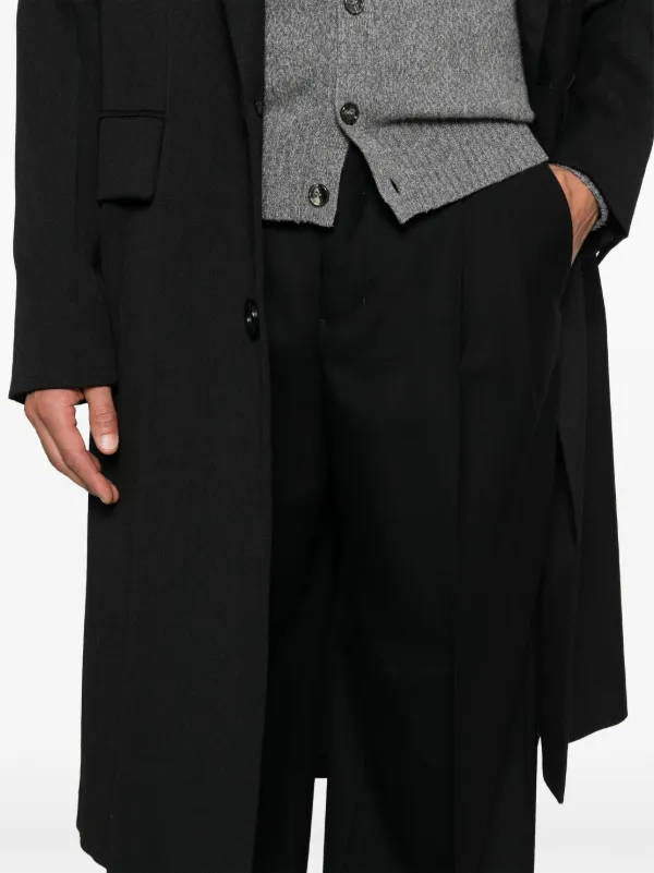 AMI Paris pleat-detail Trousers | Black | FARFETCH