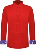 Shanghai Tang Signature cashmere cardigan - Red