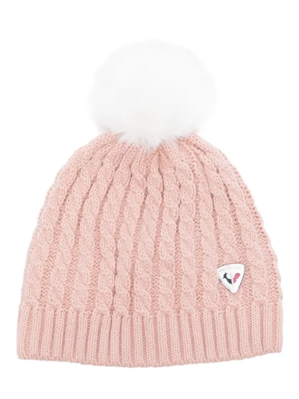 （新品）baserange ピンク ニットビーニー ワンサイズ BASERANGE（ベースレンジ）の「Baserange/ベースレンジ BEANIE