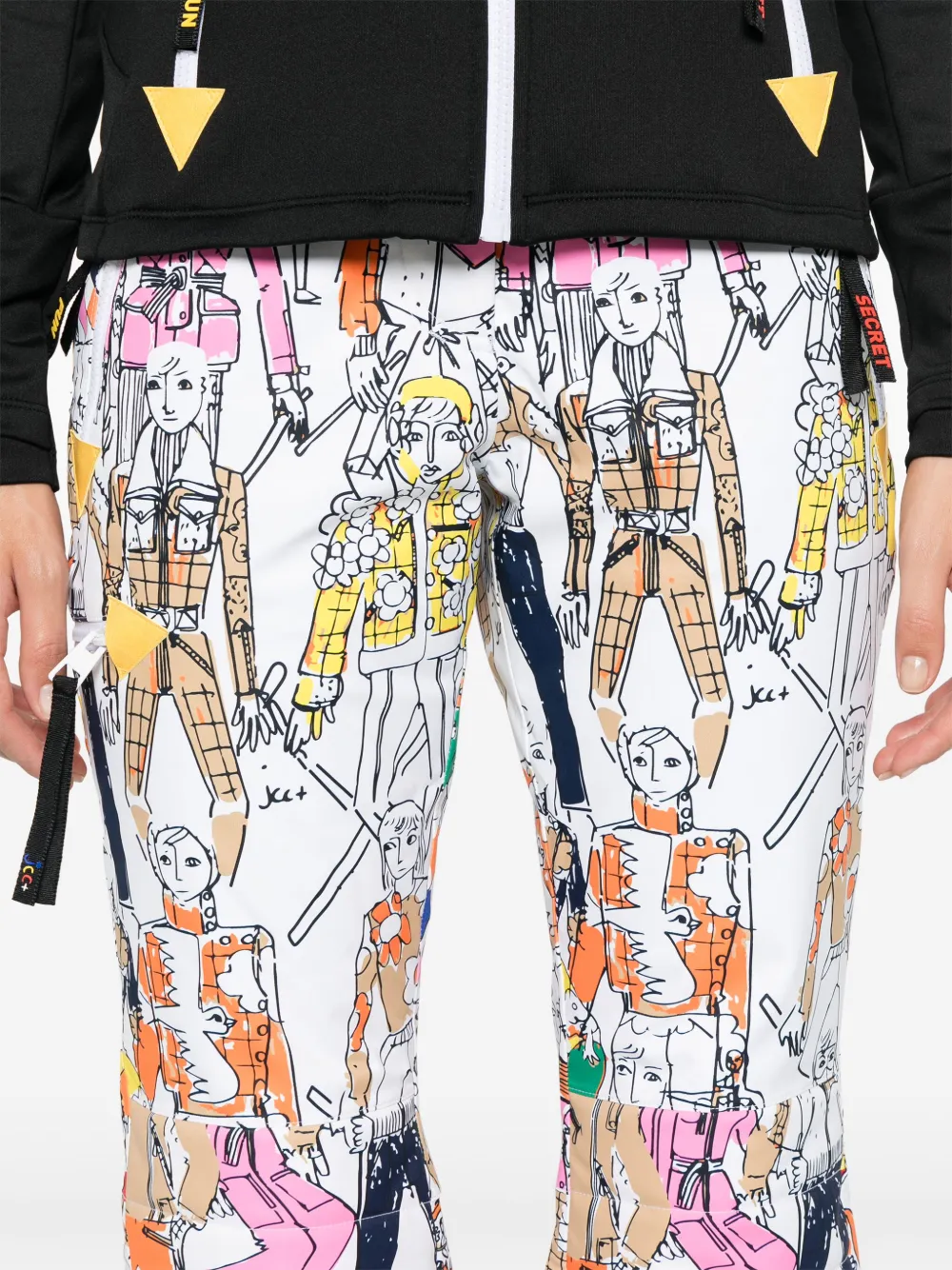 Rossignol x JCC grafische prints skibroek Wit