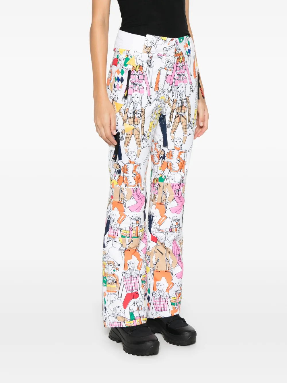 Rossignol x JCC grafische prints skibroek Wit