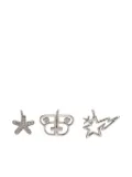 BAPY BY *A BATHING APE® logo stud earring - Silver