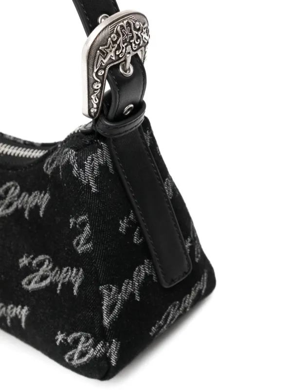 BAPY ショルダーバッグ BAPY BY *A BATHING APE® モノグラム デニムショルダーバッグ