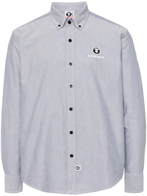 Chemise à patch logo - AAPE BY *A BATHING APE® - Modalova