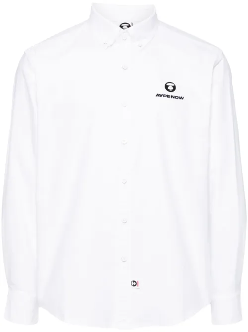 Chemise à patch logo - AAPE BY *A BATHING APE® - Modalova