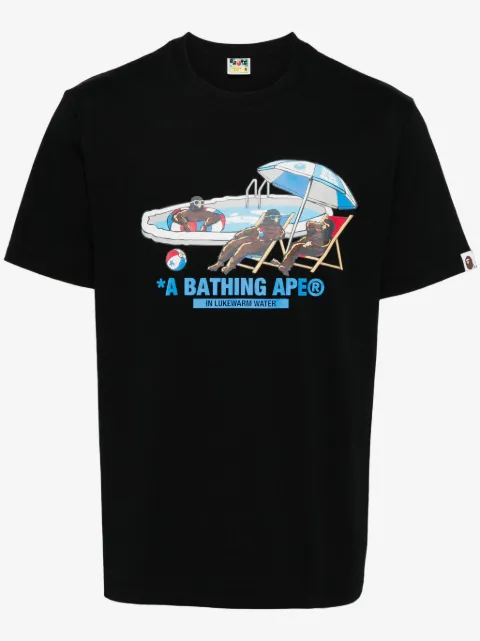 A BATHING APE® graphic print  T-shirt