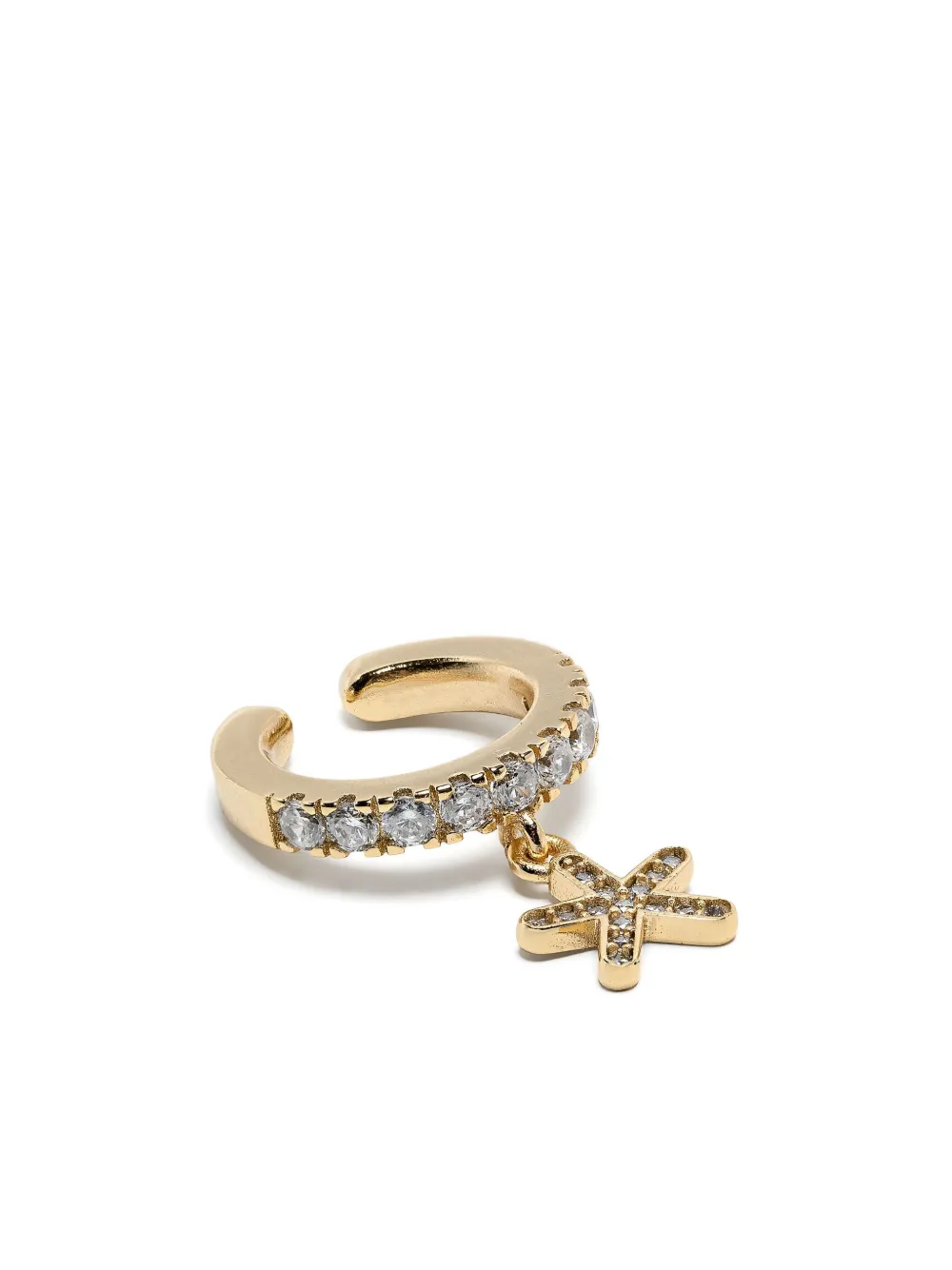 BAPY BY *A BATHING APE Oorbellen met parel en logo - Goud