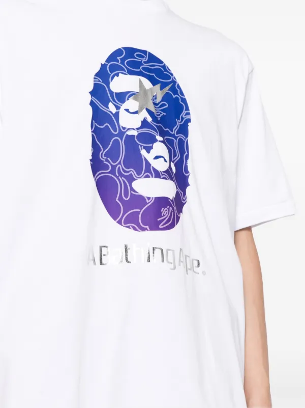 A BATHING APE® Ape Head T-shirt | White | FARFETCH 